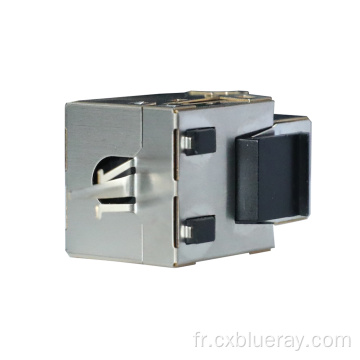 Cat 6 FTP RJ45 90 dedegree Jack Modular Keystone pour panneau de plaquette